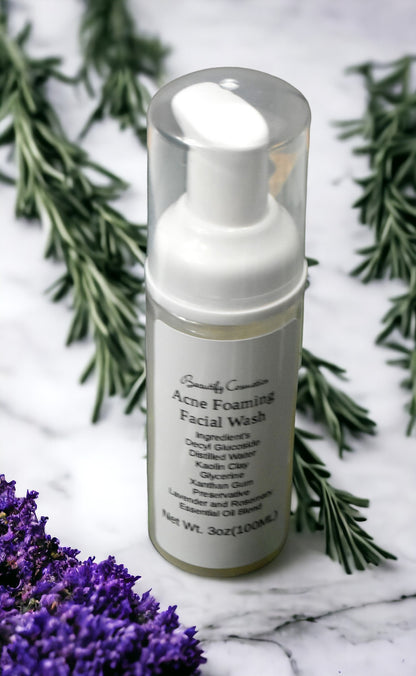Acne Foaming Facial Wash | Lavender Foaming Face Wash